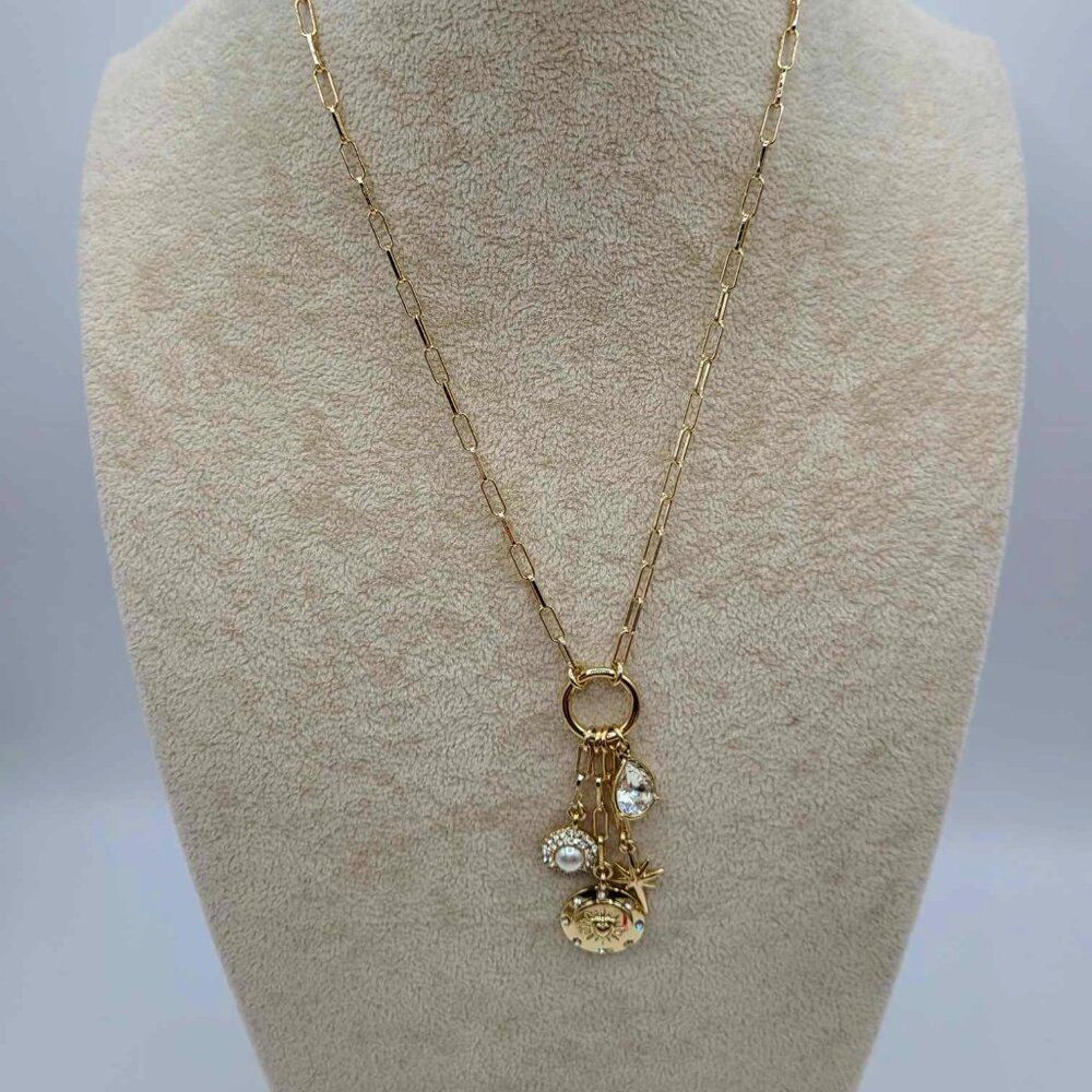 J Crew Factory Ring Charm Necklace NWT! NEW!